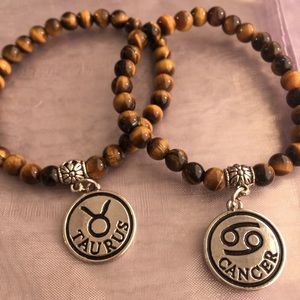 Tigers Eye astrology charmed bracelets any sign